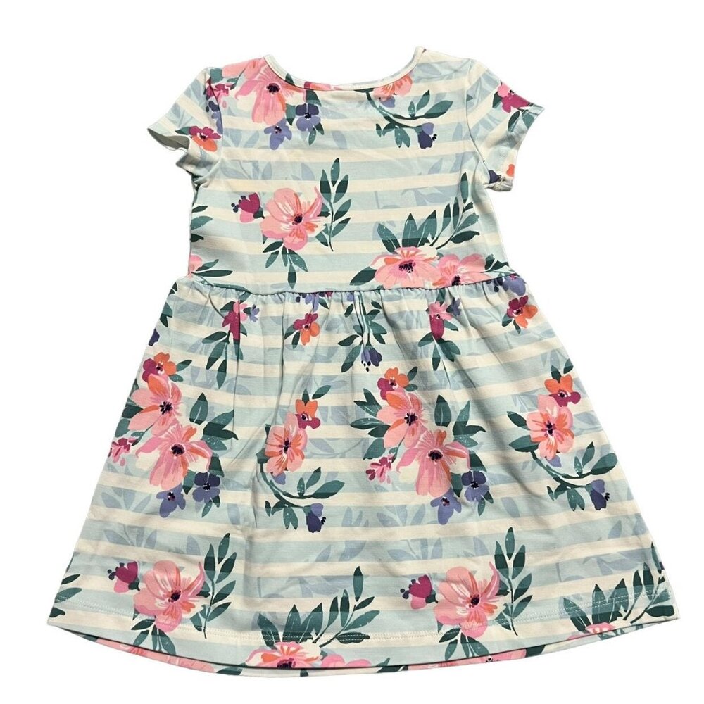 NEW Rumi + Ryder 3T Striped Floral Print Dress - Picture 3 of 5